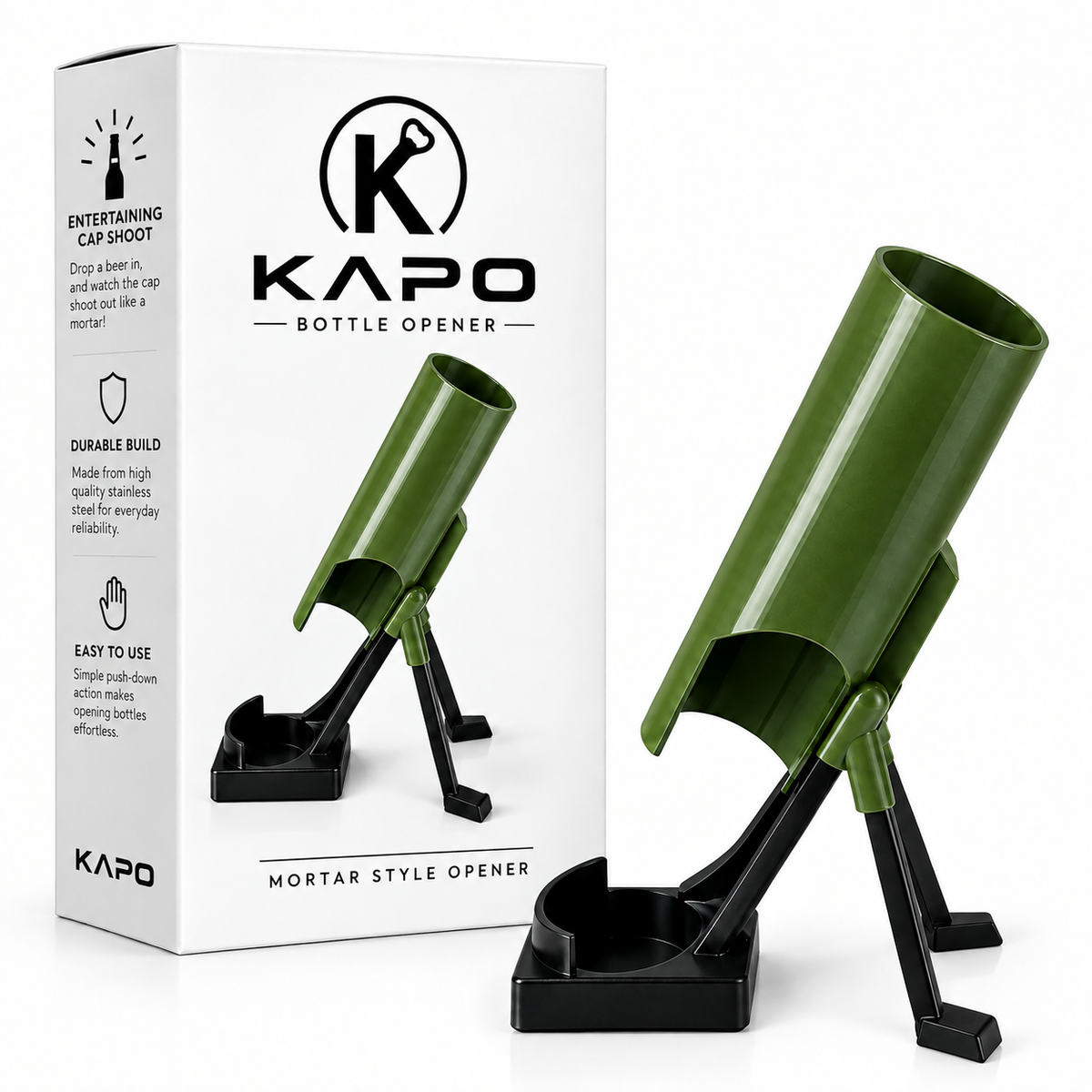 Kapo Mortar Style Opener™ (Bottle/Beer Bottle Opener)