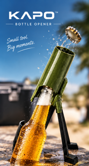 Kapo Mortar Style Opener™ (Bottle/Beer Bottle Opener)
